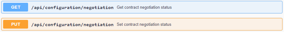 Policy Negotiation Settings