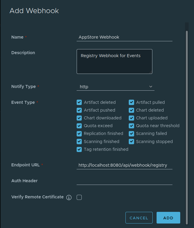 Webhook Step 4